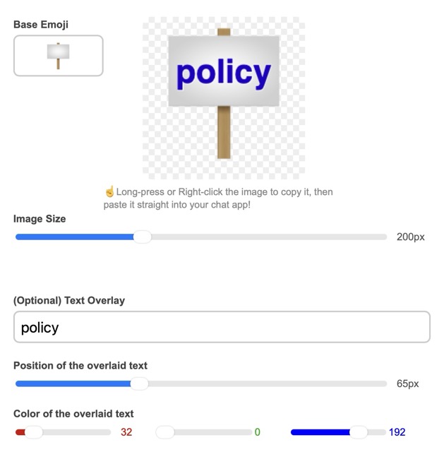 Emoji Stamp Image Maker
